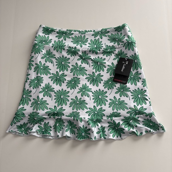 Golftini Pants - Women’s Golftini Girl Power Ruffle Pull On Skort Small MSRP $116